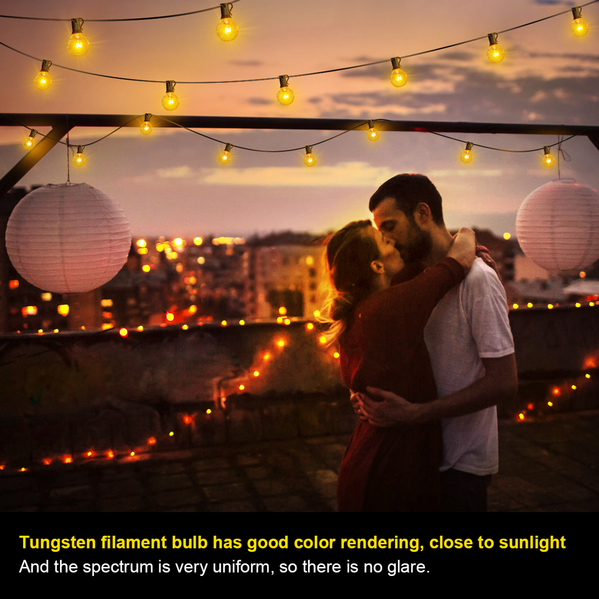 HCP097 G40玻璃泡灯串